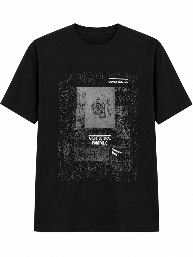 👕 تیشرت مردانه طرح گرافیکی Architectural