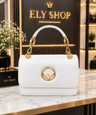 👜 کیف دستی زنانه سفید مجلسی